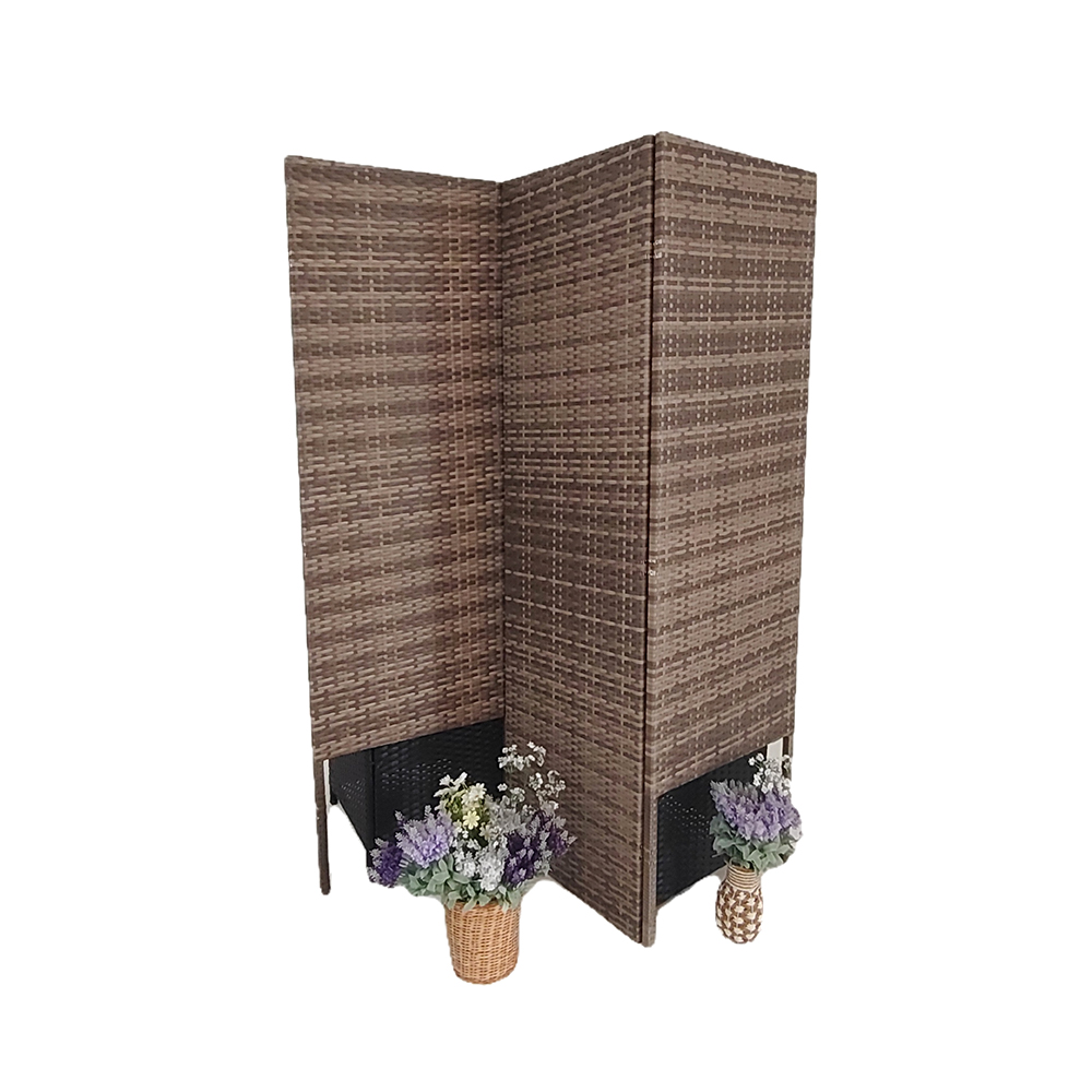 Indoor folding portable partition screen divider