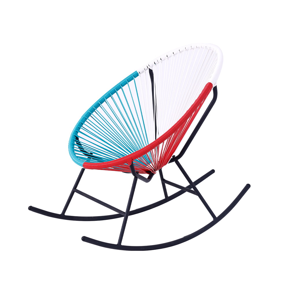 Balcony Patio Outdoor Leisure Colorful Rocking Chairs