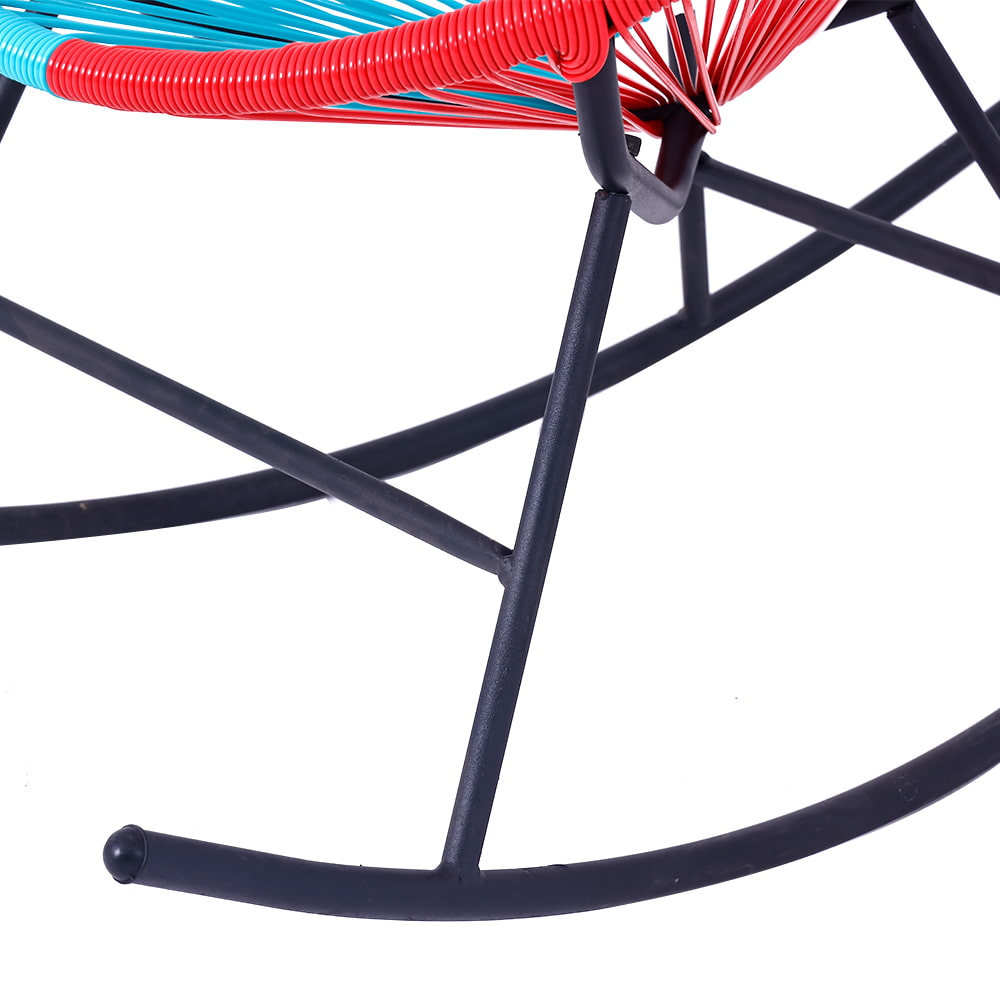 Balcony Patio Outdoor Leisure Colorful Rocking Chairs