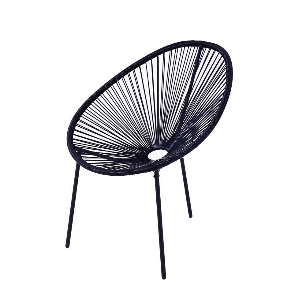 Outdoor All Weather PE Wicker Aacpulco Chairs Set of 3 