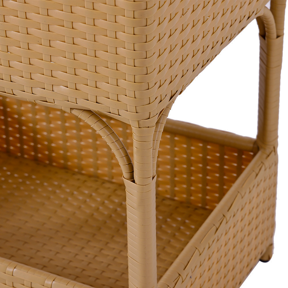 WYHS-278 Rattan Storage with Two Layers for Home,Office,Camping