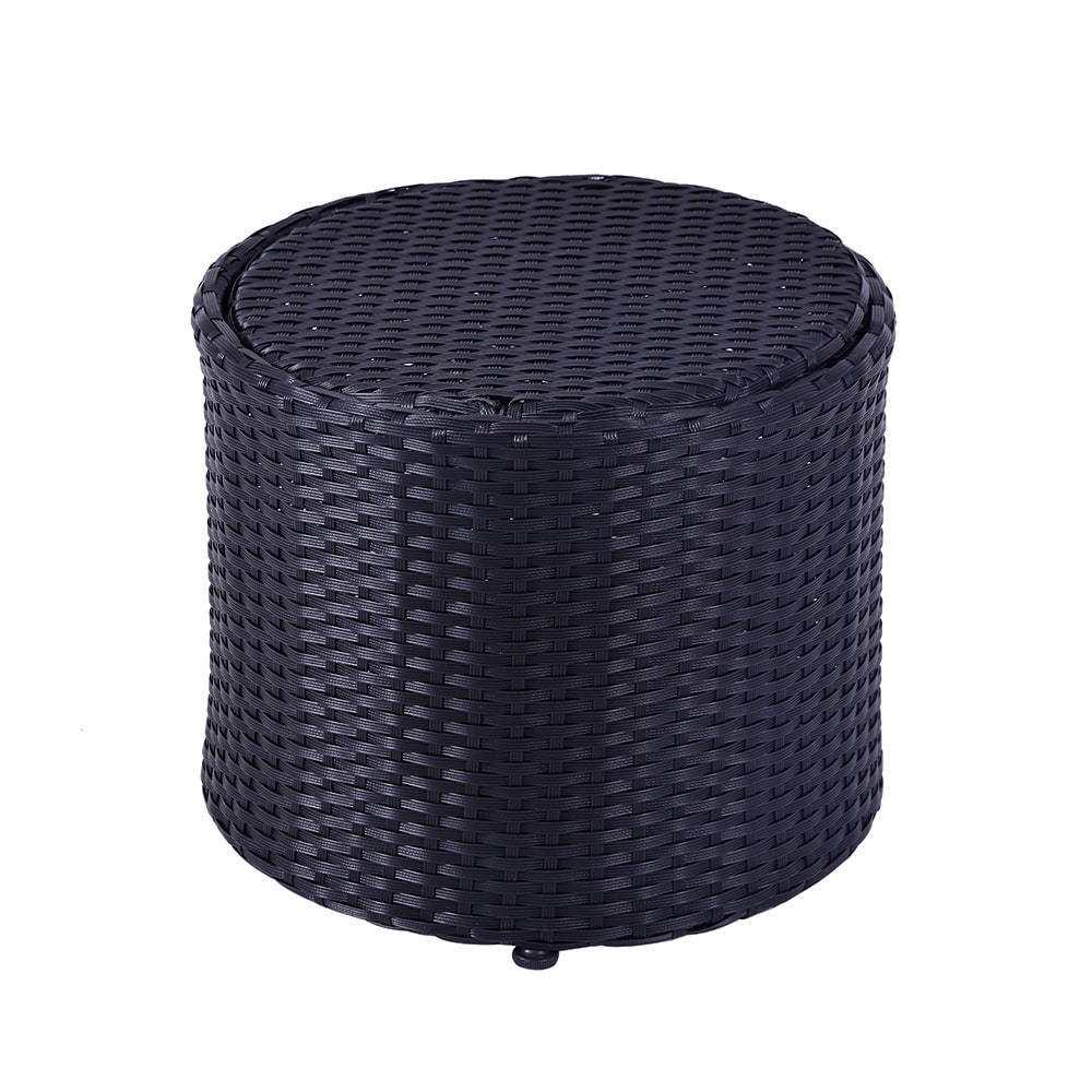 Open and close cylindrical storage box