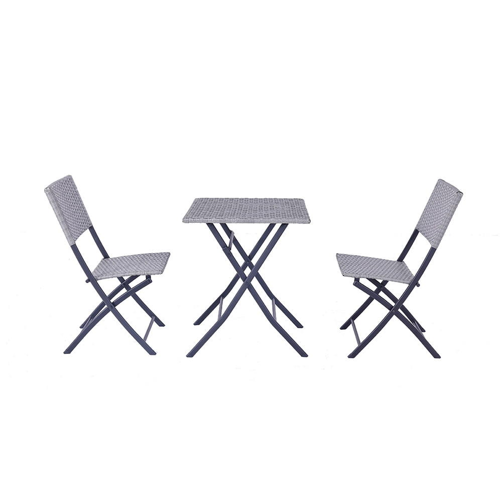 WYHS-T219 3-Piece folding dinning chairs with detachable table