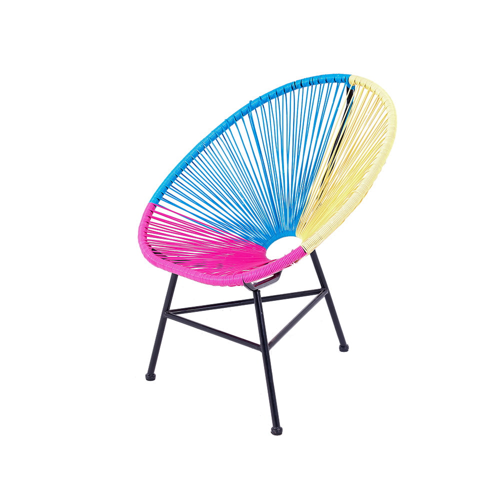 Three-Legged  Acapulco Chair with a Teatable
