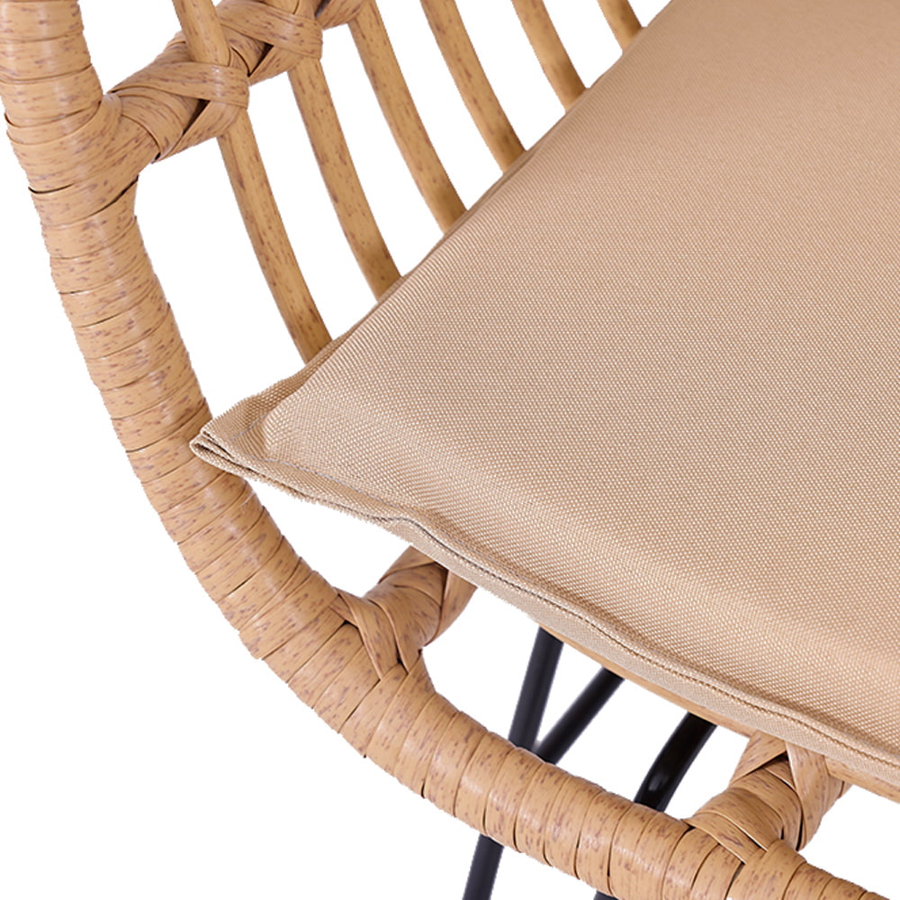 WYHS-T250 Patio Garden Rattan Table and Chairs Set