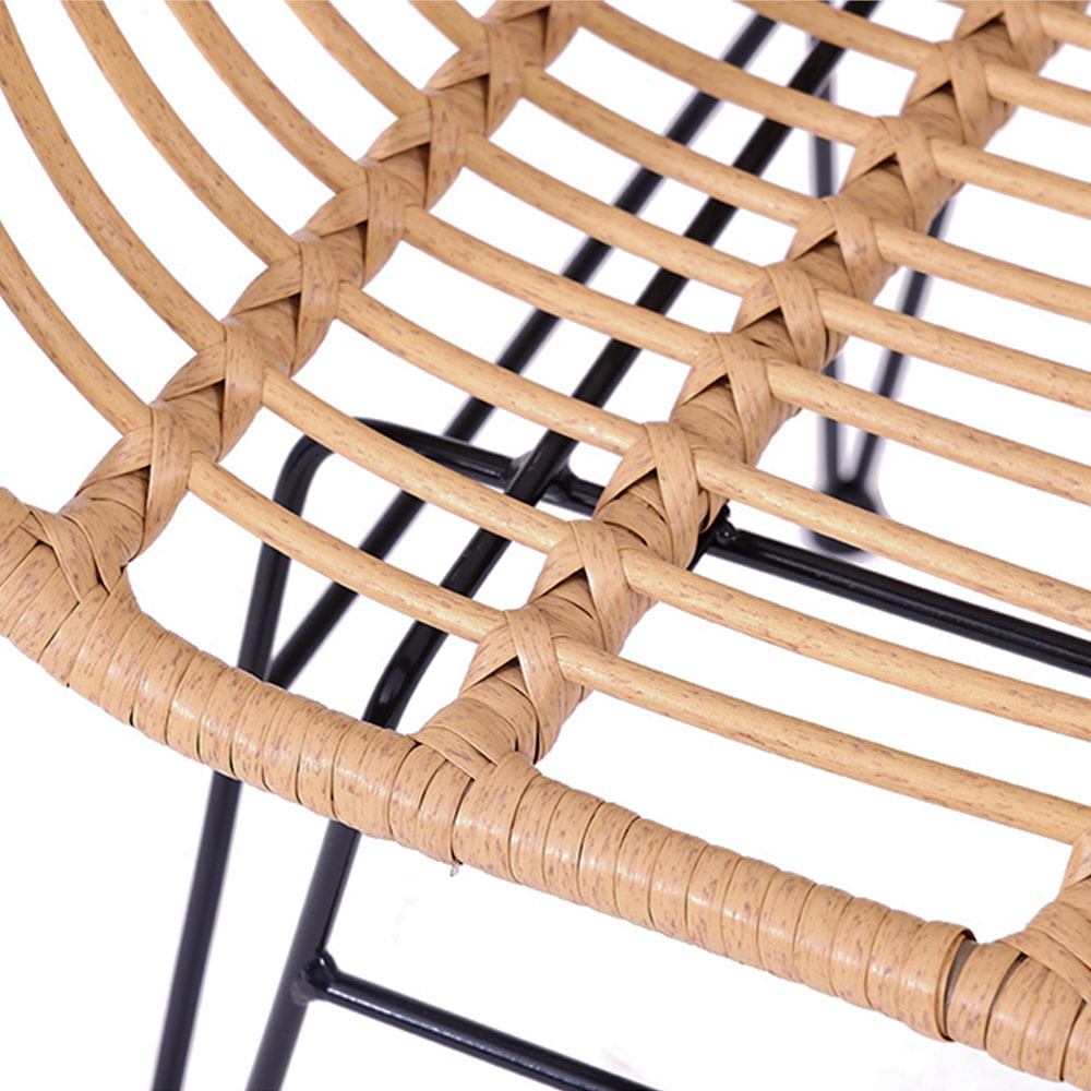 WYHS-T250 Patio Garden Rattan Table and Chairs Set