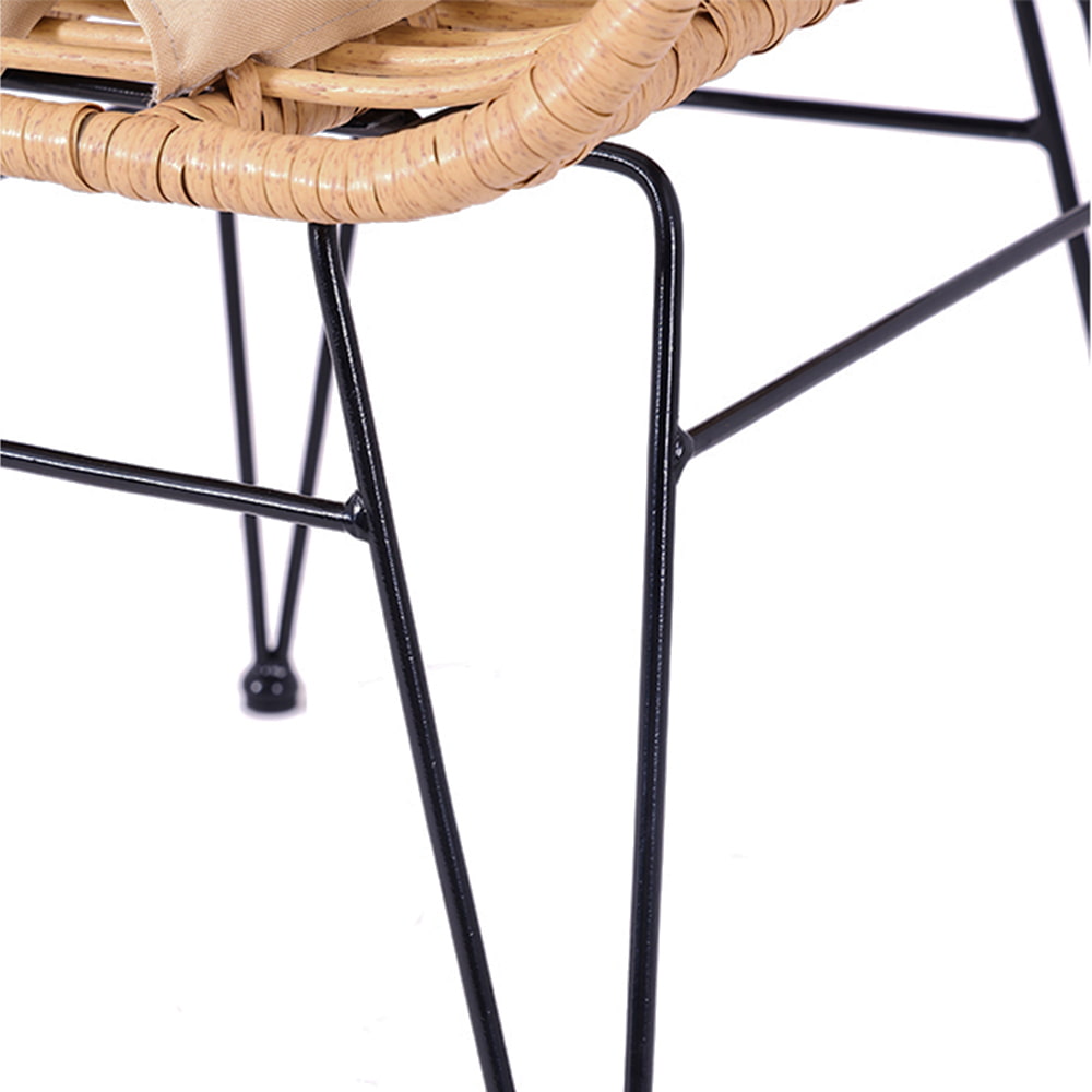 WYHS-T250 Patio Garden Rattan Table and Chairs Set
