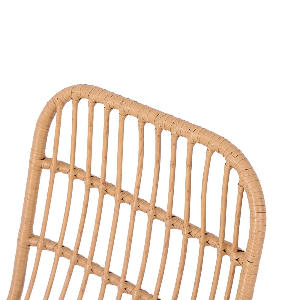 WYHS-T251 Balcony Patio Rattan Wicker Table and Chairs Set of Three.
