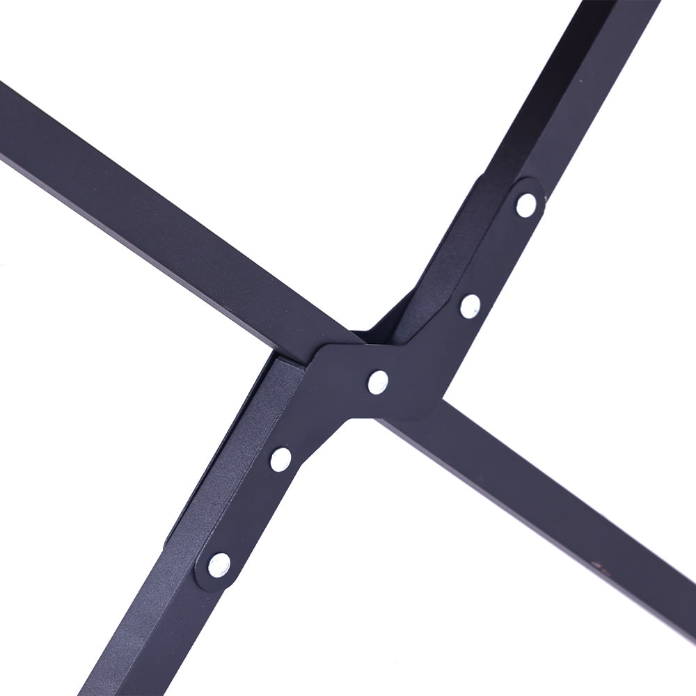 Outdoor Camping Folding Table with Wood Tabletop.