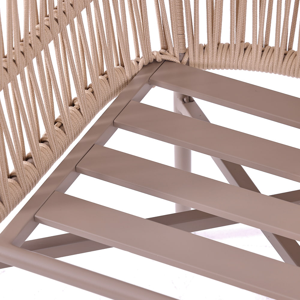 Outdoor Rattan Rope Style Chair for Outdoor/Indoor.