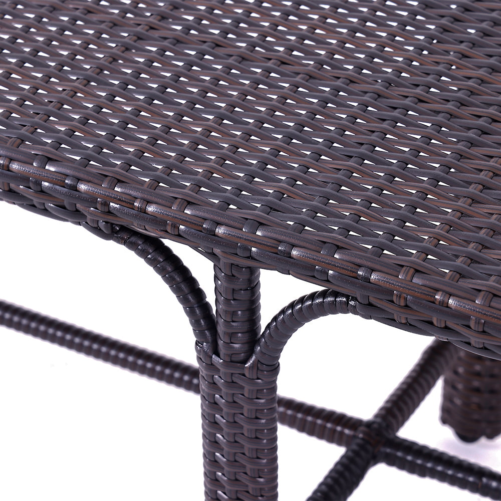  Home Patio Rattan Long Bench.