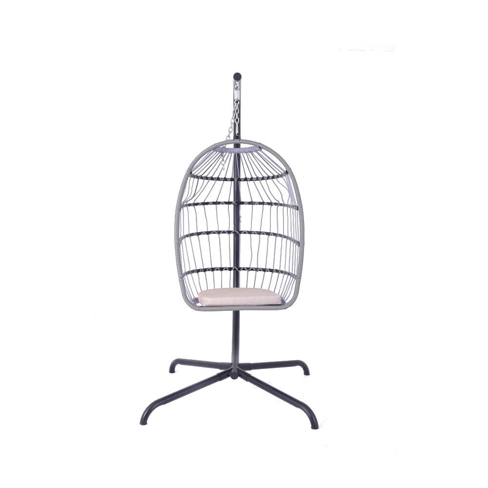 WYHS-T222 Rope-Woven Swing Hammock, Hanging Basket Swing Hanging Chair, Bird's Nest Swing Chair for Outdoor Using