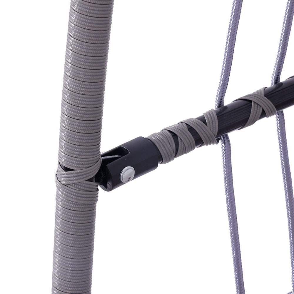WYHS-T222 Rope-Woven Swing Hammock, Hanging Basket Swing Hanging Chair, Bird's Nest Swing Chair for Outdoor Using
