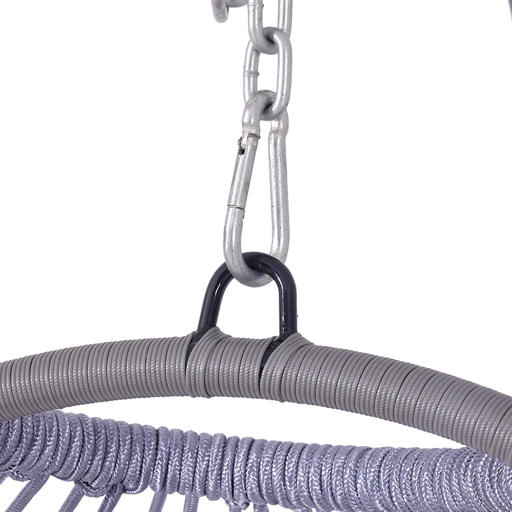 WYHS-T222 Rope-Woven Swing Hammock, Hanging Basket Swing Hanging Chair, Bird's Nest Swing Chair for Outdoor Using