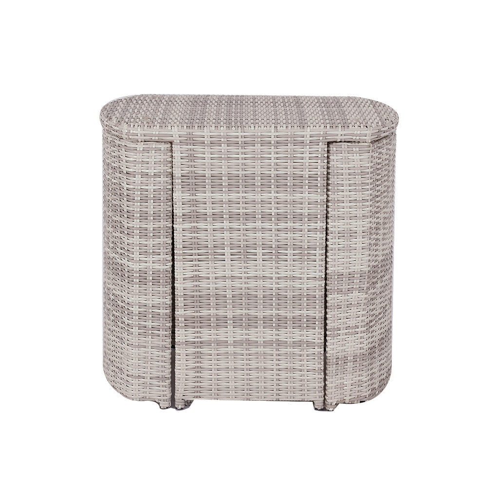WYHS-T217 Three Piece Rattan Woven Chair,Light Grey Small Family Conversation Set.