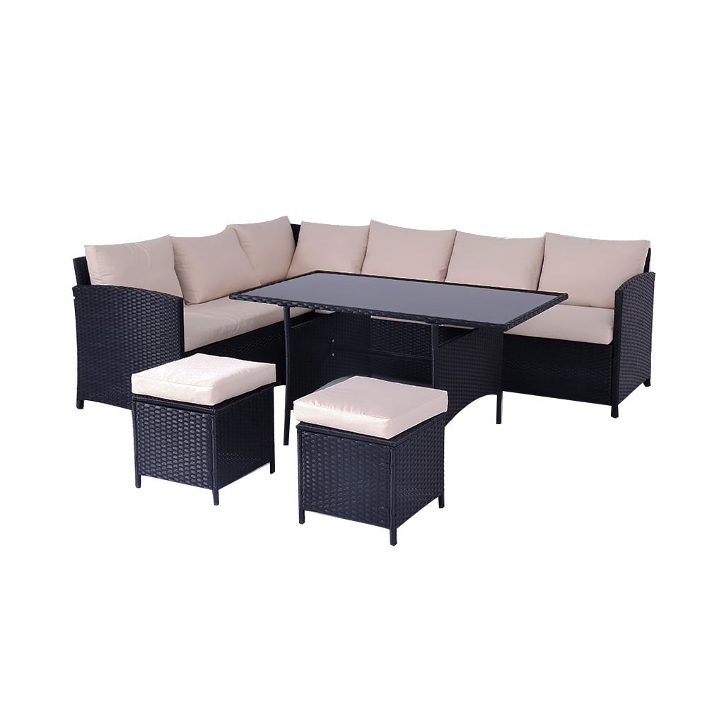 WYHS-T244 Five Sets of Combination Patio Garden Leisure Rattan Furniture