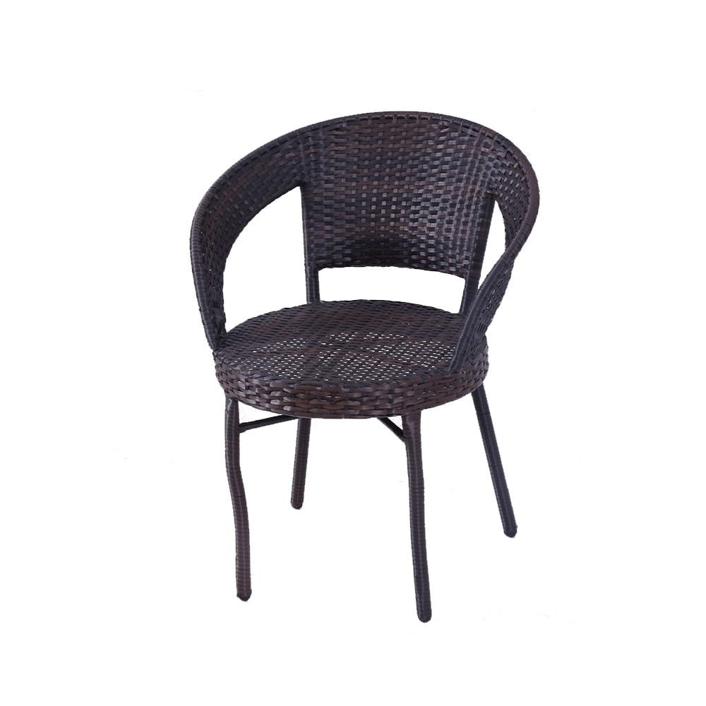  WYHS-T255 PE Rattan Home Chair with Comfortable Backrest.