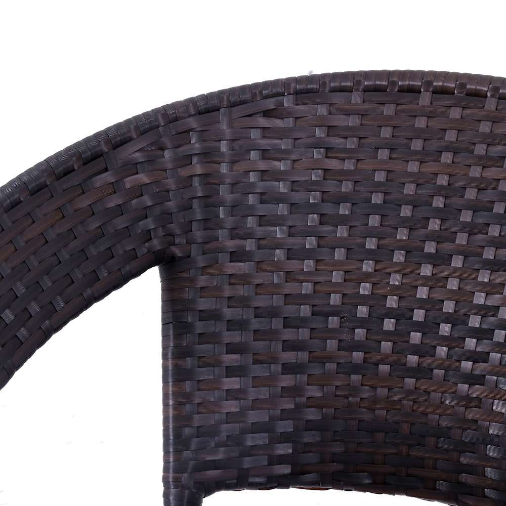 WYHS-T255 PE Rattan Home Chair with Comfortable Backrest.