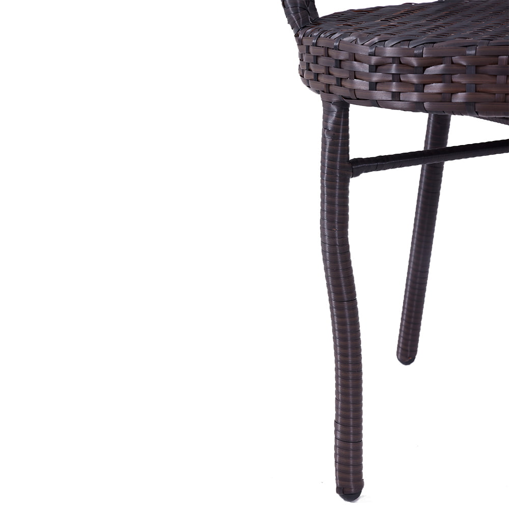  WYHS-T255 PE Rattan Home Chair with Comfortable Backrest.
