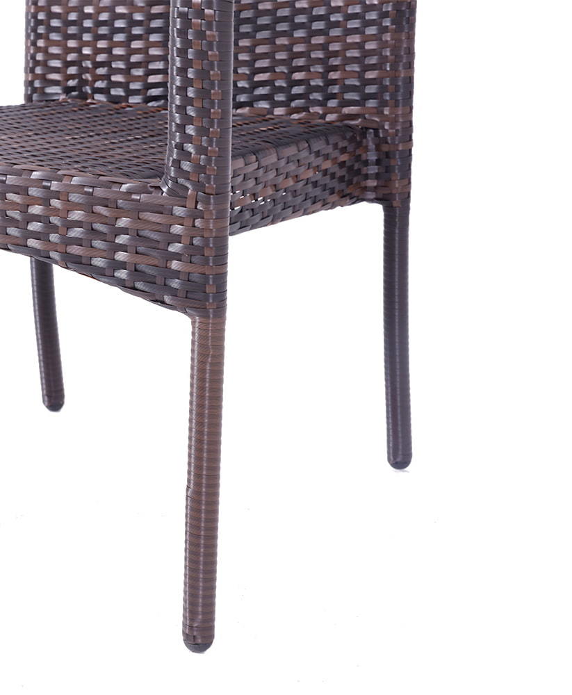 Rattan Chair with Ergonomic Design for Dining room.