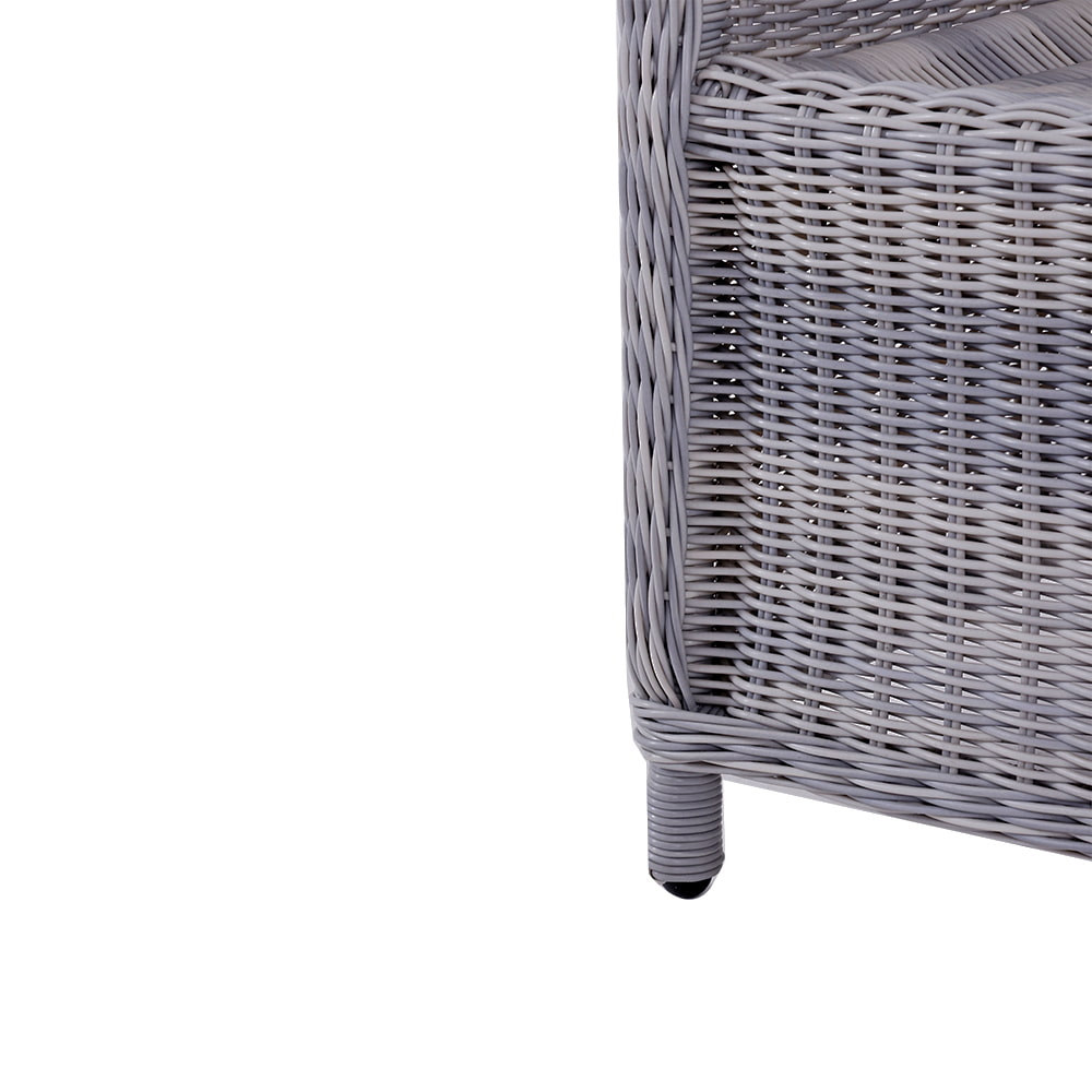  Outdoor Sunroom Villa Living Room Woven Rattan Sofa Chair.