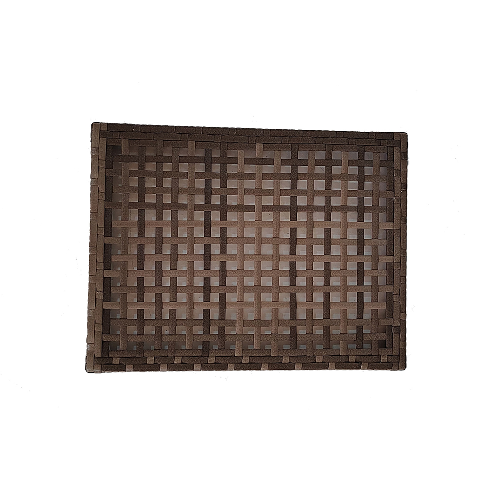 Hand-Woven Hollow Design Room Divider with three Panels