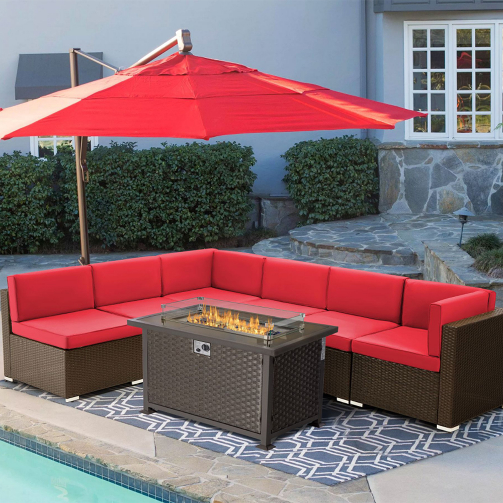 43'' Gas fire pit table 