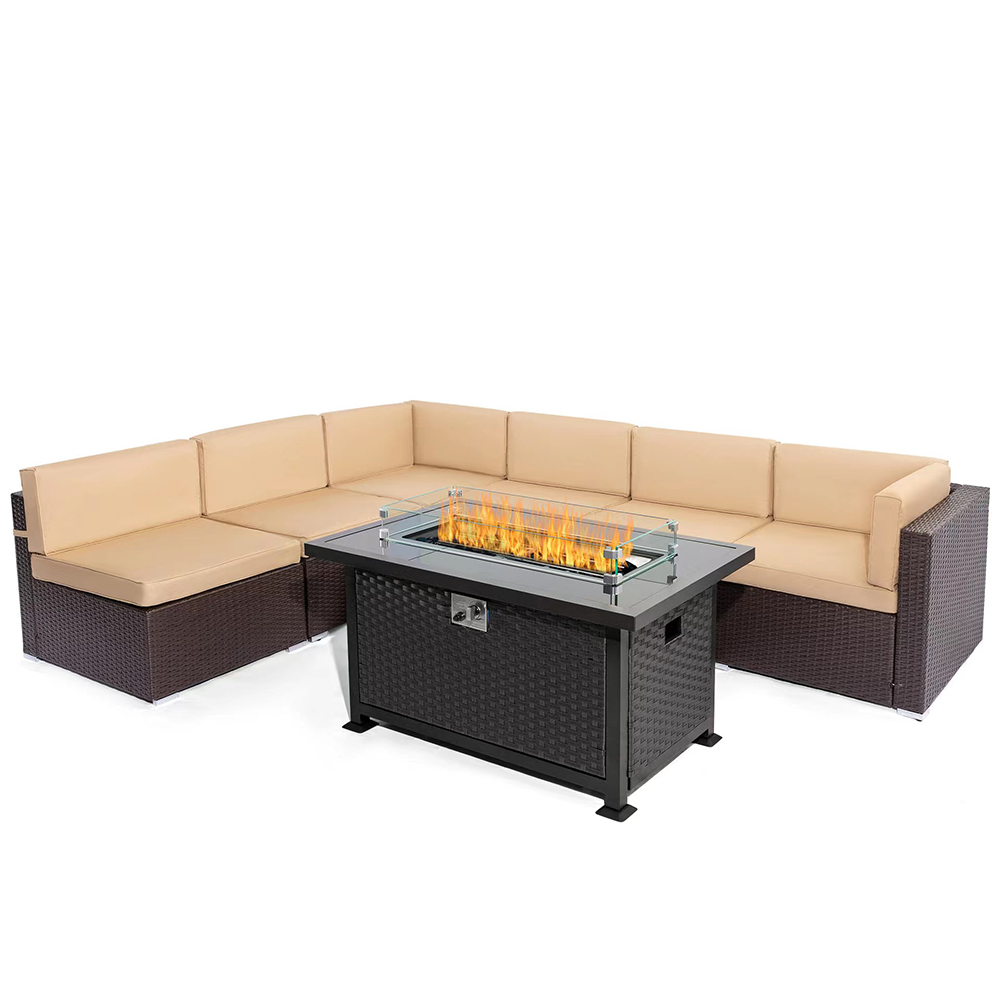 43'' Gas fire pit table 