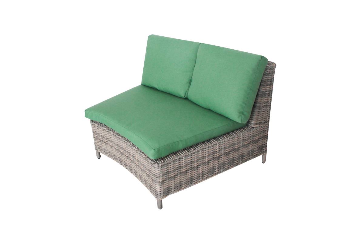 WYHS-T246  4-Piece Green  Patio Rattan Sofa Set with Water-resistant Cushions.