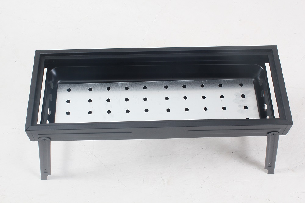 Black Portable Big Folding Grill