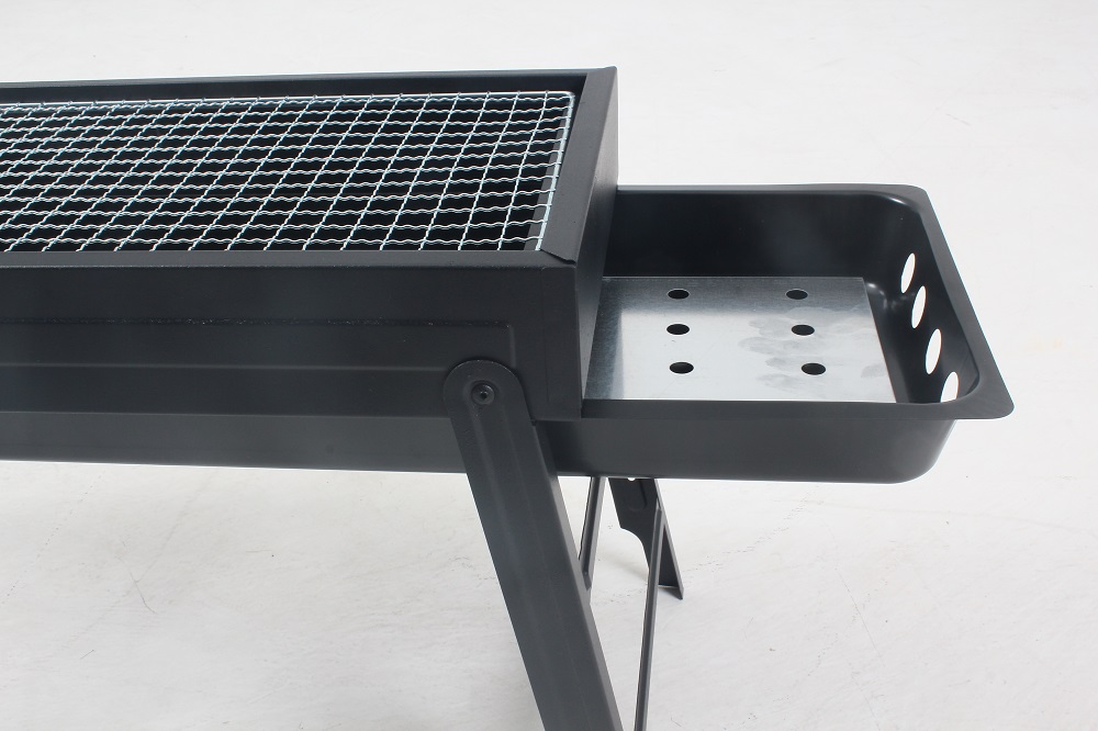 Black Portable Big Folding Grill