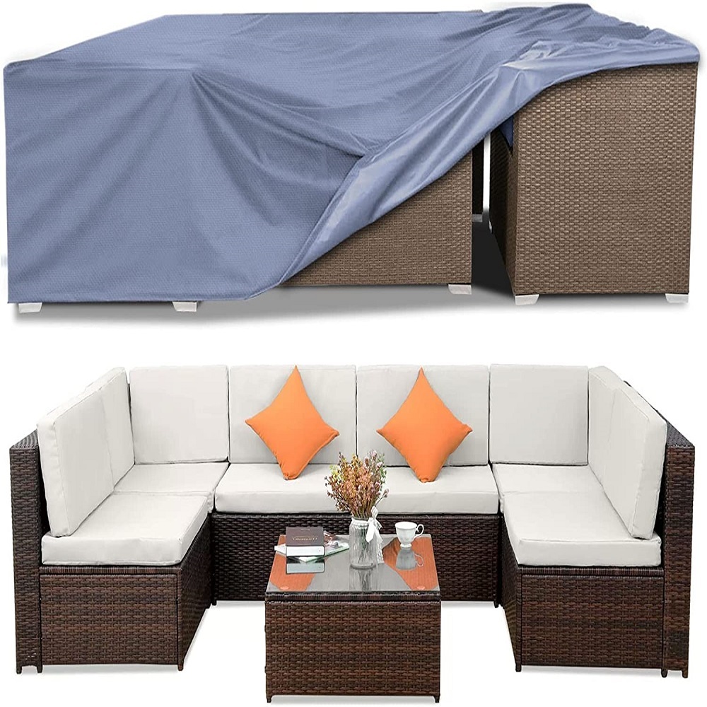 Outdoor Furniture Covers Waterproof PU Coating Patio Furniture Set