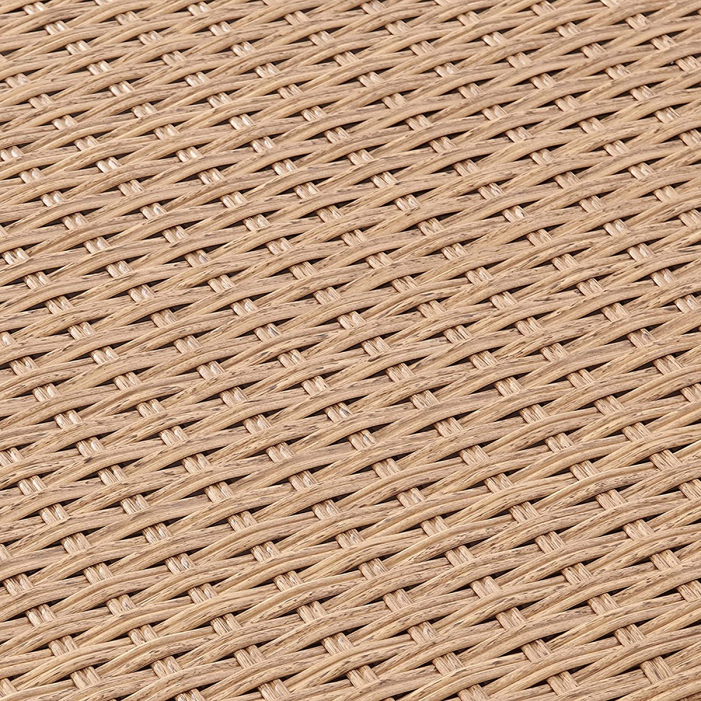 WYHS-T224 Outdoor Rattan Chairs (Set of 2) Light Brown