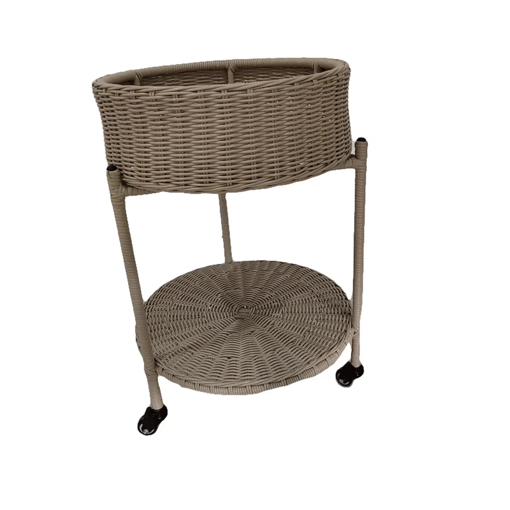 Three-legs Pulley Storage Basket for Living Room,Outdoor Space