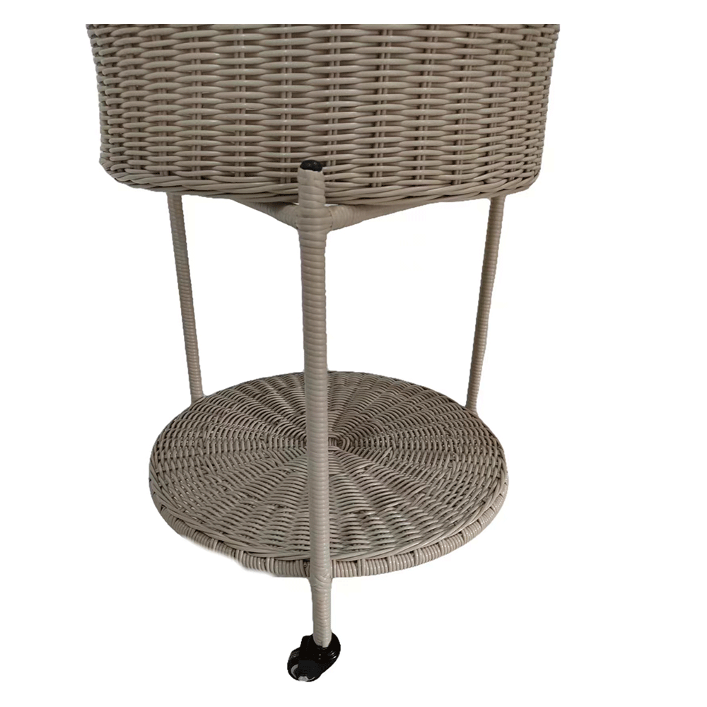 WYHS-T276 Three-legs Pulley Storage Basket for Living Room,Outdoor Space
