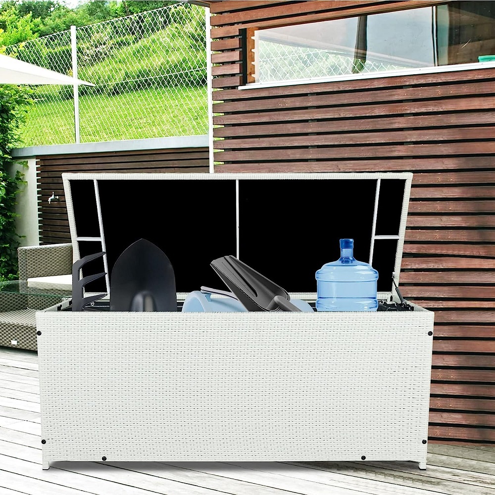 WYHS-T226 Outdoor Storage Box for Storage, Outdoor Storage Containers with Waterproof Storage Bags for Gardens, Poolside, Decks and Patios