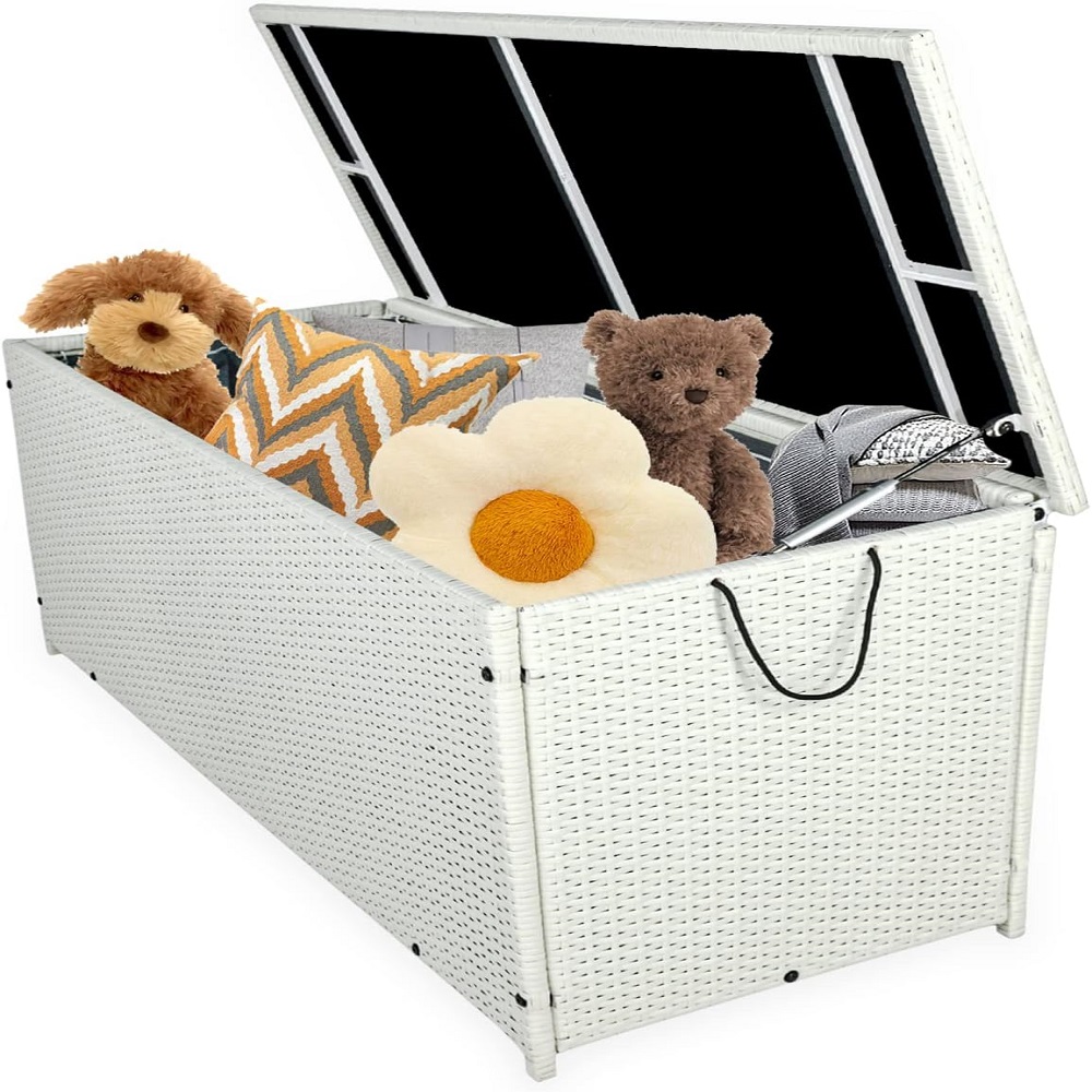 Outdoor Storage Box for Storage, Outdoor Storage Containers with Waterproof Storage Bags for Gardens, Poolside, Decks and Patios