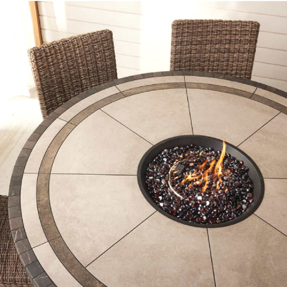 WYHS-T291 7-Piece Outdoor Patio Fire High Dining Set