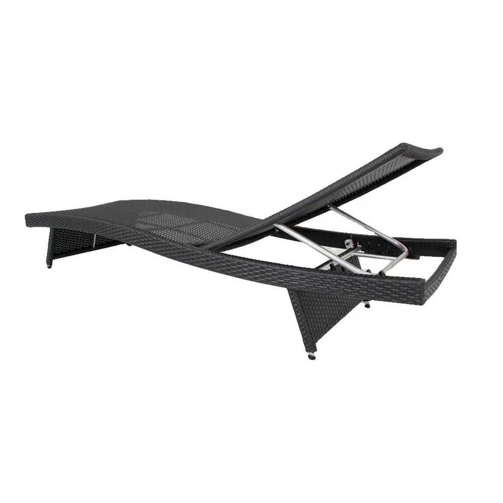 WYHS-T199 Rattan Chaise Lounge Outdoor Set with Ergonomic Wave Design for your Outdoor Spaces