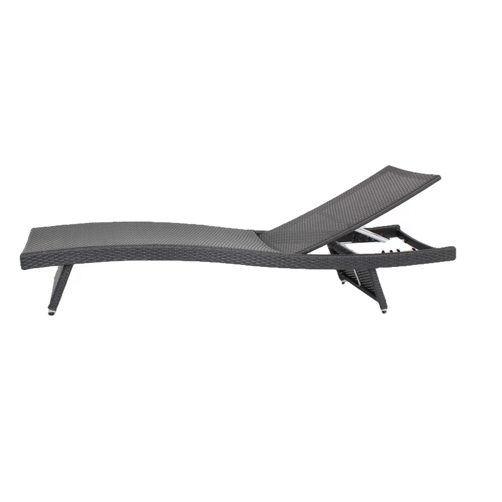 WYHS-T199 Rattan Chaise Lounge Outdoor Set with Ergonomic Wave Design for your Outdoor Spaces