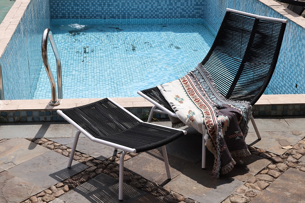 WYHS-T256 Outdoor Woven Rattan Leisure Nordic Homestay Chair Set