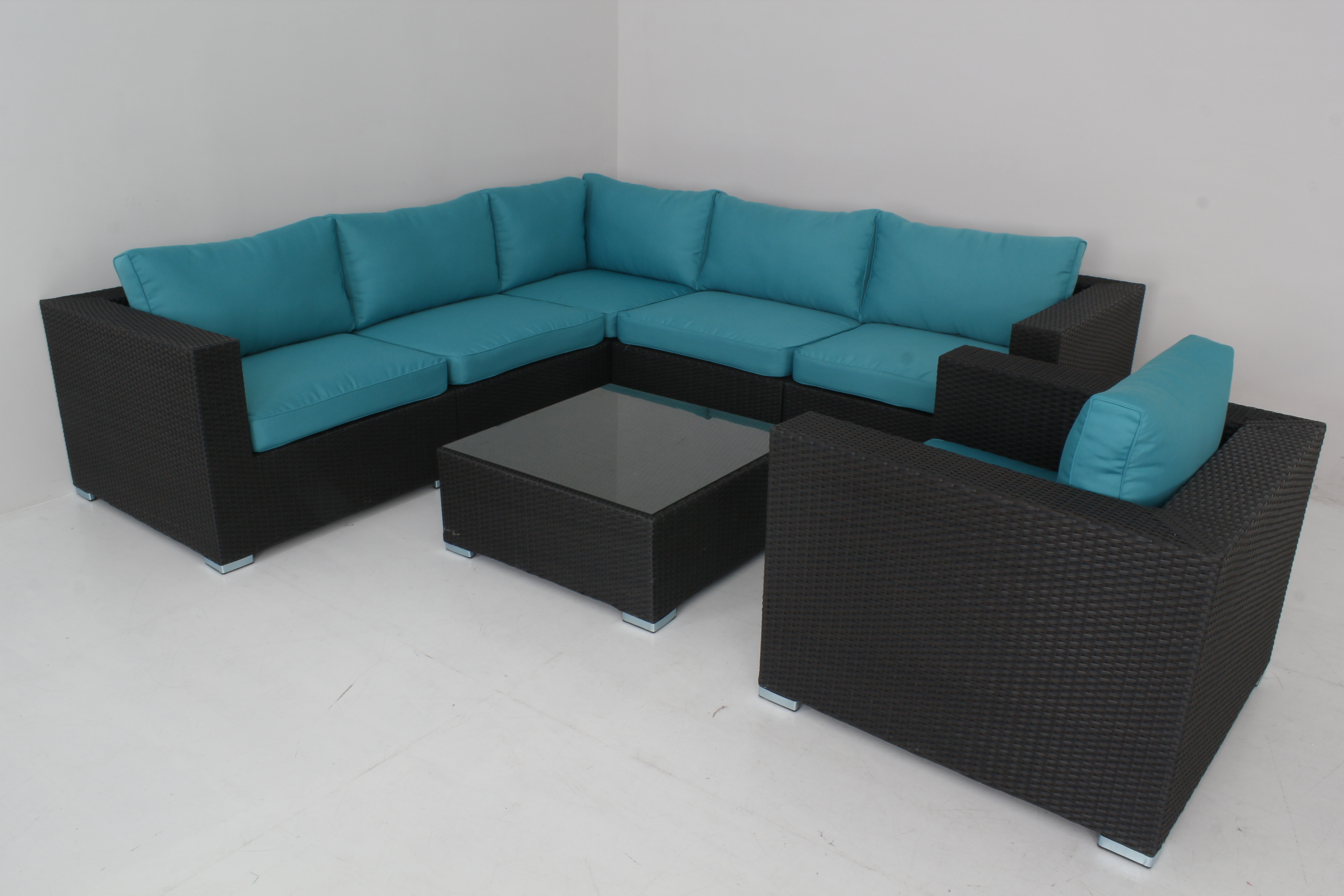 WYHS-T063 Patio Furniture Sets Outdoor Sofa , All-Weather Rattan Wicker with Washable Couch Cushion.