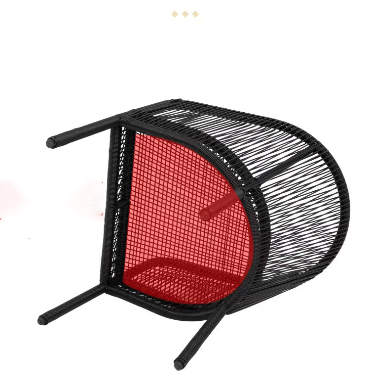WYHS-T111 3 Pieces/5 Pieces Outdoor Rattan Dining Set With Tempered Glasstop,Flexible Combination and Configuration